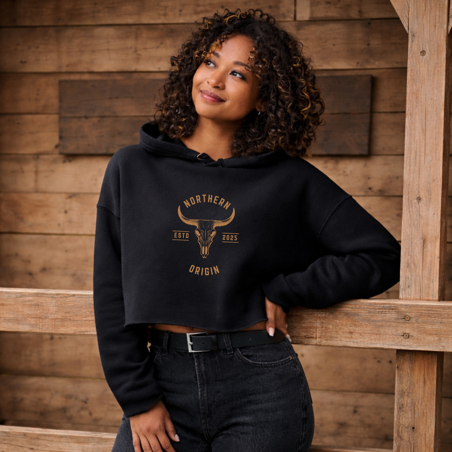 The Outlaw Crop-Top Hoodie